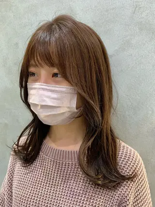 ミディアム ✨コテ巻き風パーマ ✨川合佑哉のヘアスタイル