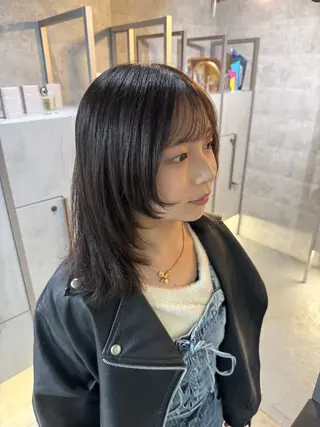 ミディアム カラー 表参道/中明度カラー /レイヤー/Youのヘアスタイル