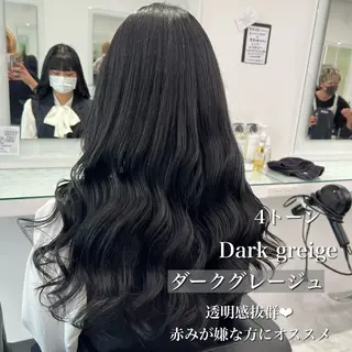ロング カラー 透け上品ハイトーン 職人ゆうと🤍のヘアスタイル
