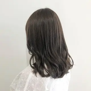 ミディアム カラー お洒落パーマ/ 艶カラー/michiのヘアスタイル