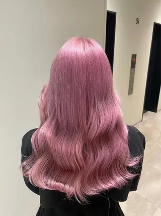 ロング カラー ヘアアレンジ 🪞official FRUITS渋谷🩰のヘアスタイル