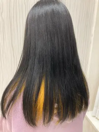 ロング カラー 永倉 はるかのヘアスタイル