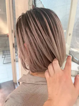 ミディアム 斉藤 潤一のヘアスタイル