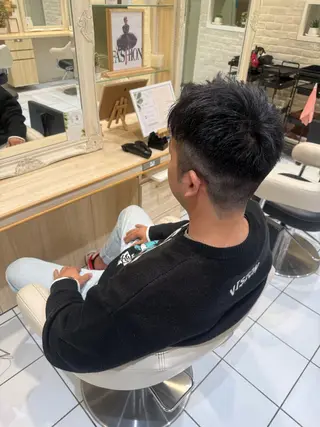 メンズ メンズ特化/ ナチュラル縮毛/小林のヘアスタイル