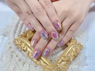 ショート カラー ネイル Lea NAILsalon所属・Le’a NailSalonのネイルデザイン