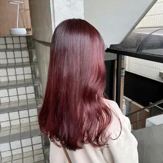 ロング カラー ナミ🩶暗髪/暖色 ❤️/透明感/縮毛のヘアスタイル