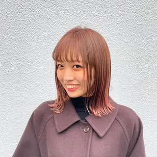 カラー ミディアム F.hair salon所属・ハイトーン×髪質改善 🌈しゅんだい🌈のヘアスタイル