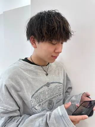 パーマ メンズ 満足度No.1🐥❕ 平島 凪紗のヘアスタイル