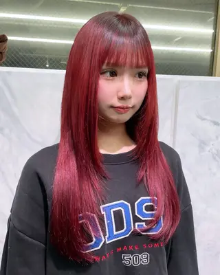 ロング カラー ヘアアレンジ 🎀プルエクステ みまひかる🎀のヘアスタイル