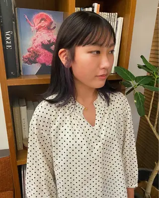 ミディアム カラー Paddle所属・似合わせレイヤー/ レイヤーパーマ/高倉のヘアスタイル