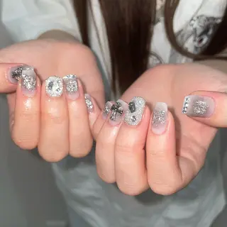 ネイル GO TODAY 吉祥寺Glint所属・うの 韓国ﾈｲﾙ໒꒱⋆⭒˚のネイルデザイン