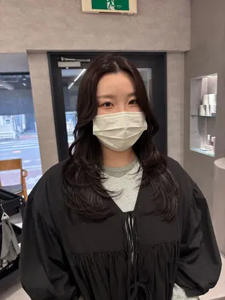 ロング カラー 萌花 moeka /韓国/レイヤーのヘアスタイル