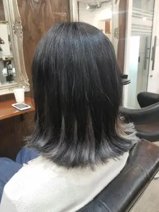 ミディアム カラー bathair  所属・bathair 持田侑祐のヘアスタイル