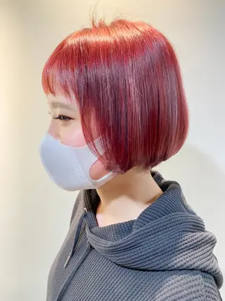 ショート カラー ヘアアレンジ yuka .のヘアスタイル
