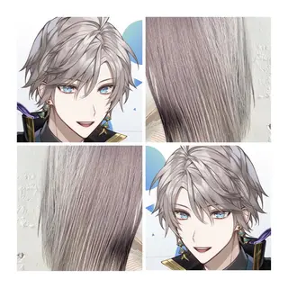 セミロング カラー GARU-ガル-所属・TSUNO🦖 派手髪/オタク美容師のヘアスタイル