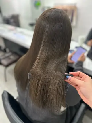 ミディアム プルエクステ/カラー ⭐️KIR̋Aのヘアスタイル