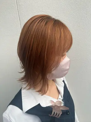 ミディアム APREKO SAYAKAのヘアスタイル