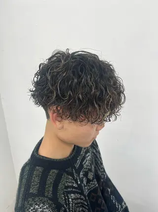 カラー パーマ メンズ 柏メンズカットパーマ NO.1タイチのヘアスタイル