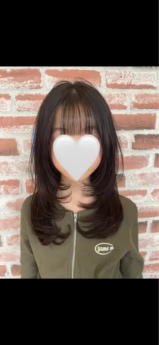 セミロング YUSICA  所沢 イマムラ✳︎✴︎のヘアスタイル