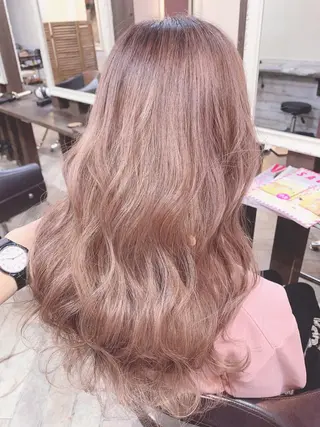 セミロング カラー 櫛部洸貴/ メンズ、ヘットスパのヘアスタイル