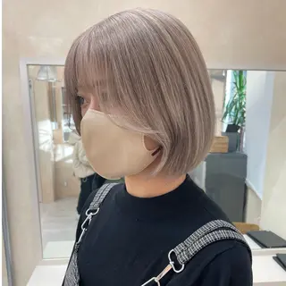 ショート カラー 奥山義進/大宮 /ダブルカラーのヘアスタイル