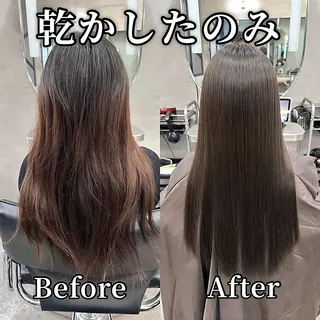 ロング カラー 髪質改善✨️ 美髪矯正🍵｜ヨコチのヘアスタイル