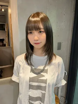 ミディアム tamakawa hinaのヘアスタイル