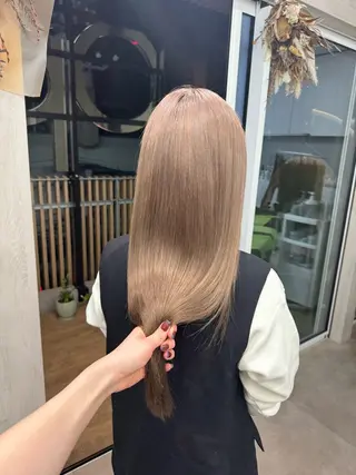 ロング カラー 🌱ブリーチ・透明感 カラー/mapi🦭のヘアスタイル