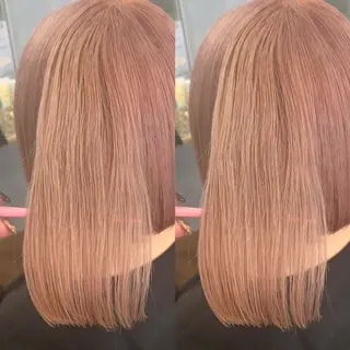 ミディアム ブリーチ無しカラー✨ 美鈴のヘアスタイル