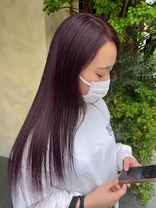 ロング カラー 個性派/中韓ネイル SAKURAのネイルデザイン