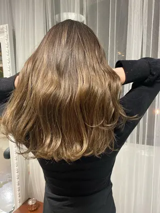 ロング カラー grow所属・🧡YUKA🧡 渋谷/ﾌﾟﾙｴｸｽﾃのヘアスタイル