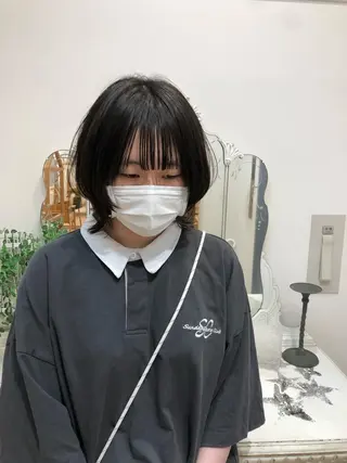 ミディアム Gardenhair 小笠原篤矢ショートのヘアスタイル