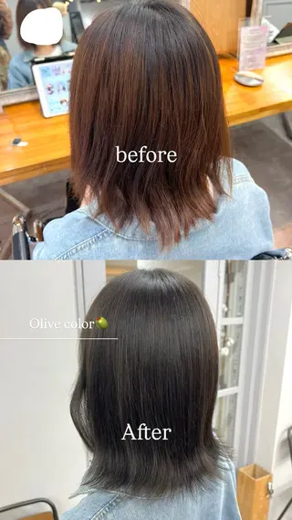 セミロング 池袋🍭AYAKA/ カラーモデル募集💗のヘアスタイル