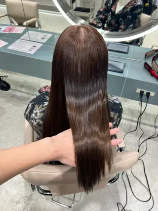 ミディアム カラー ✨髪質改善 縮毛矯正 艶髪 立川 コウキ✨のヘアスタイル