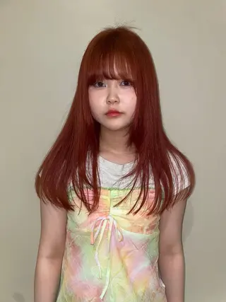 ロング カラー 栗山 瑠花のヘアスタイル