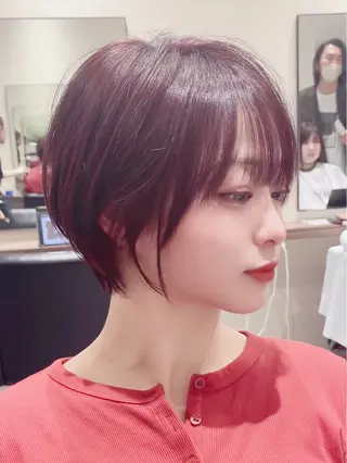 ショート GIEN Smart Salon by milbon 西宮ガーデンズ　プラス所属・吉原 星稀のヘアスタイル