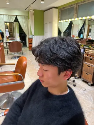 パーマ メンズ 🦕望月渉🦕 パーマ🌪️ブリーチのヘアスタイル