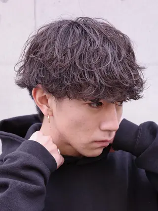 ショート パーマ メンズ fifth リュウセイのヘアスタイル