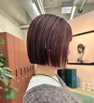 ショート カラー noe所属・KURUMI /透明感カラー/ボブのヘアスタイル