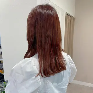 セミロング カラー サロウィン浦和所属・愛されヘア/ 暖色カラー/まいこのヘアスタイル