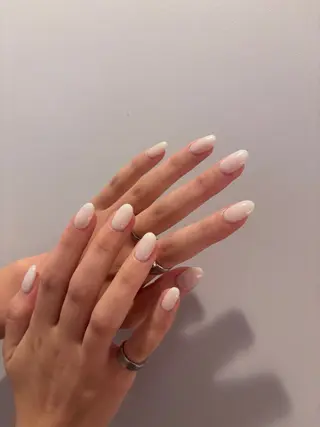 ミディアム 宮田 結晶のネイルデザイン