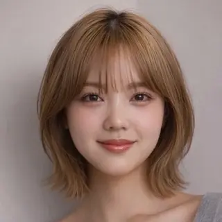 ショート カラー Aura所属・丸山 心 / 艶カラーのヘアスタイル