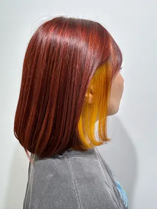 ミディアム カラーモデル/暖色 /愛海のヘアスタイル