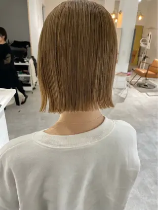 ミディアム ユイ 別府ですのヘアスタイル