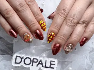 ネイル D‘OPALEサロン所属・長さ出し専門店 上野kkのネイルデザイン