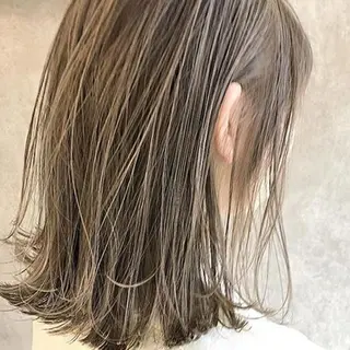 ミディアム カラー パーマ オーダー  府中のヘアスタイル
