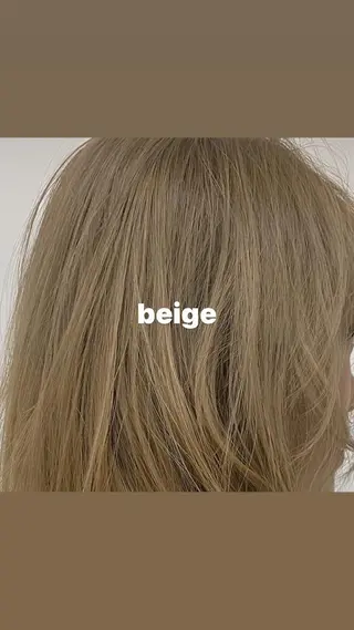 ミディアム カラー ヘアアレンジ stand所属・ニュアンスヘア🌔 nanakoのヘアスタイル