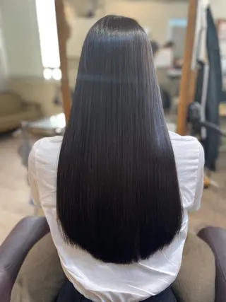 ロング 茅野 あゆ美のヘアスタイル