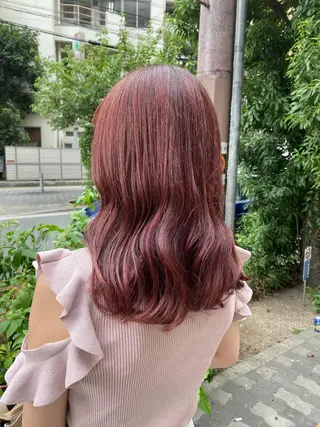 セミロング 大野 美紅のヘアスタイル