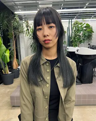 ロング ハッシュカット カシマハヤトのヘアスタイル